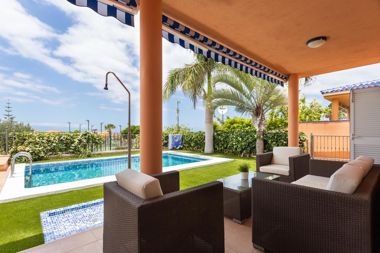 Maravillosa Villa De Lujo Con Piscina Privada Puerto de Santiago  Exterior foto